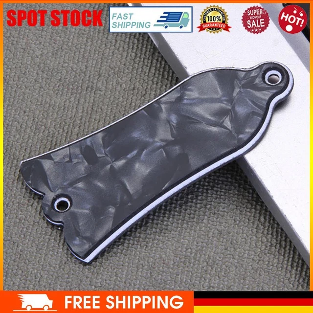 2 Löcher Aluminiumlegierung Guitar Truss Rod Cover Glockenform passend für e-Git