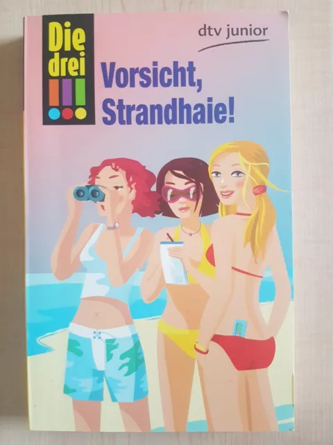 Die drei !!! Vorsicht, Strandhaie! Maja von Vogel  | Buch