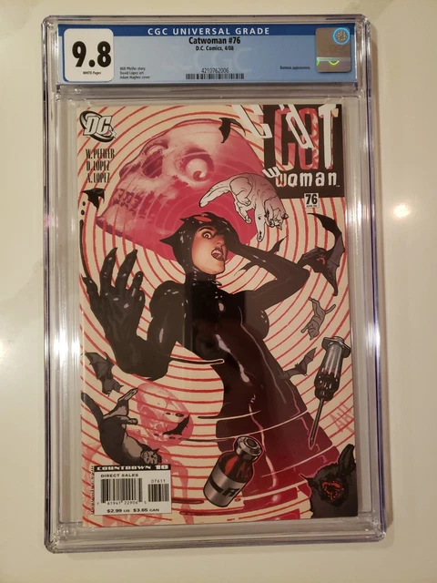 Catwoman 76 CGC 9.8 DC Comics 2008 Adam Hughes cover