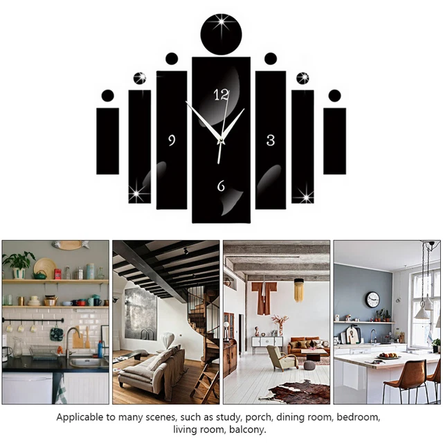 Orologio Da Parete Radiocontrollato - Numeri 3D, Silenzioso, Per Interni - Foto 6