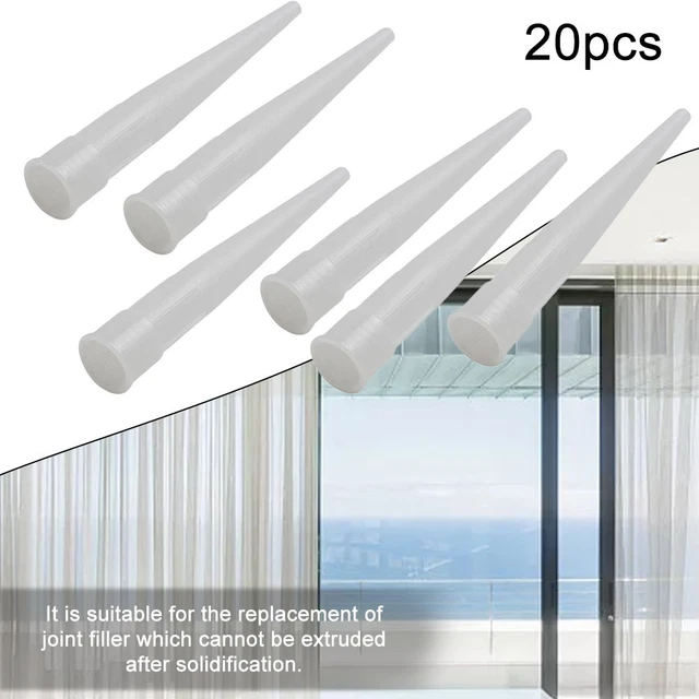 Bouchons Réutilisables Pour Tubes De Mastic/colle - Lot De 2 Avec Déboucheur - Protection Hygiénique, évite Le Séchage
