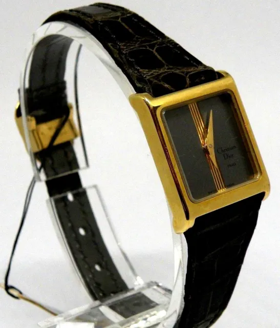 NOS Vintage 18K GOLD Ladies Christian Dior Watch
