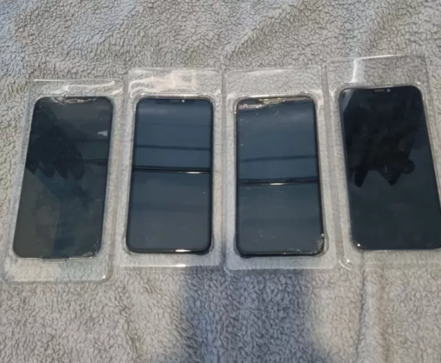 4x Apple iPhone Genuine Broken Display Screens Job Lot