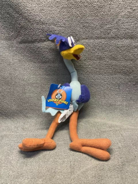 NOS Vintage Looney Tunes Warner Bros Road Runner Plush KG