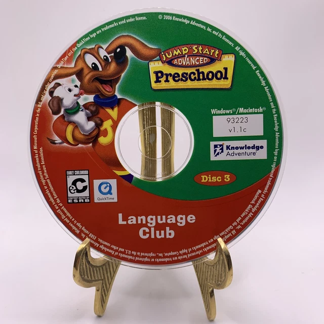 JUMPSTART ADVANCED KINDERGARTEN PC CDRom 3Disc Set Windows Mac 14.99