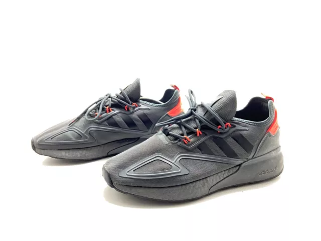 Adidas ZX 2K Boost Herren Halbschuh Sneaker Sportschuh Grau Gr. 46 (UK 11)