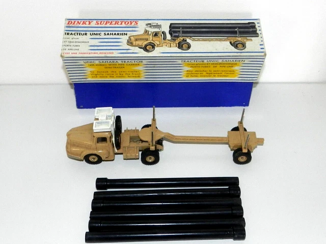 Dinky Toys N°893 Tracteur UNIC Saharien Pipeline - Neuf En Boîte échelle 1/43