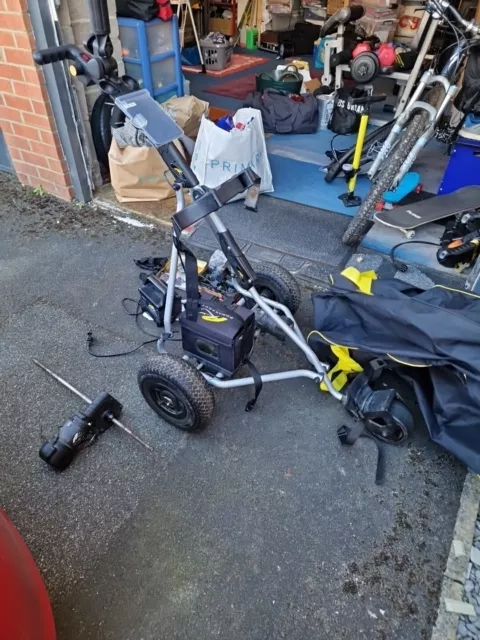 Powakaddy electric golf trolley, Freeway All Terrain, Pneumatic Tyres