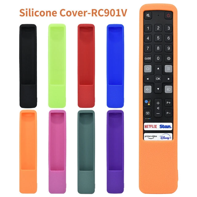 Housse Silicone Pour Télécommande TCL RC833A - Protection Antidérapante Avec Cordon, Lavable, Couleur Noir - 9
