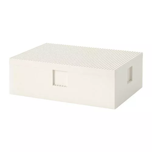 Scatola IKEA BYGGLEK LEGO® con coperchio 25,5x11,5 cm
