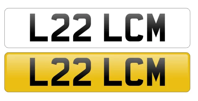 private number plate