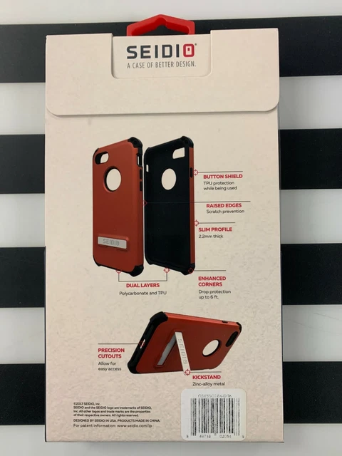 SEIDIO DILEX with Kickstand - Samsung Galaxy NOTE 8 RED/BLACK *N*E*W* 2