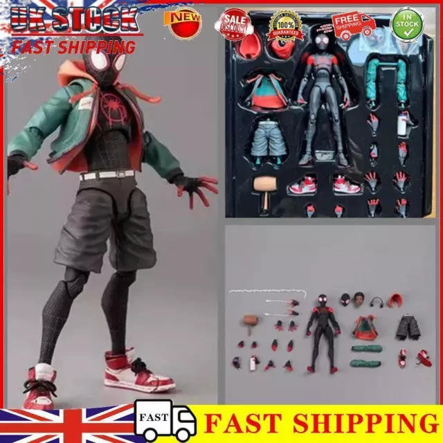 Spiderman Miles Morales PVC Action Figure Toy Across the Spider-Verse Collection