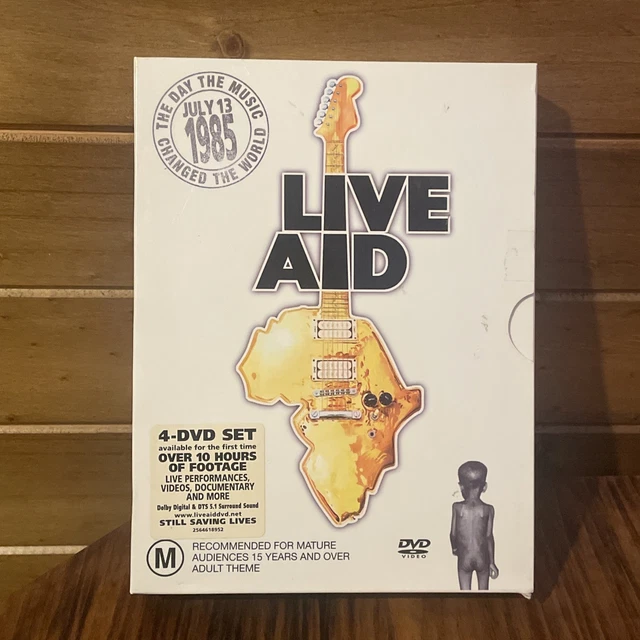 LIVE AID - July 13 1985 - Dvd 4 Discs + Booklet - R4 $70.00