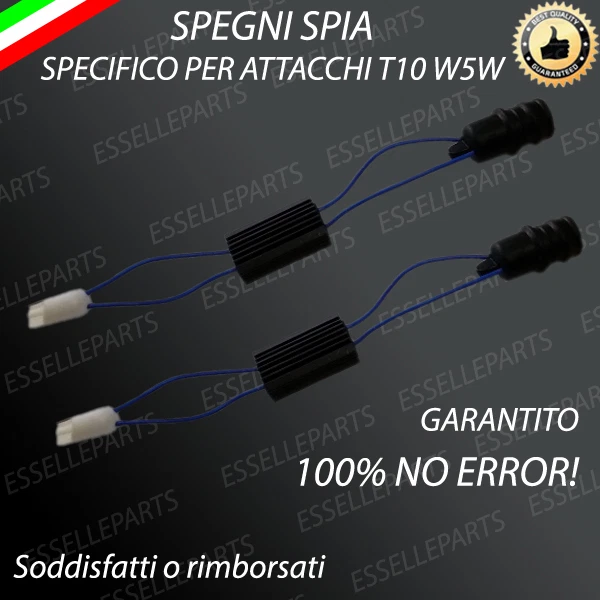 HB3 HB4 Coppia Di Spegnispia Resistenza Plug & Play 50Watt 6Ohm - NO - Foto 6