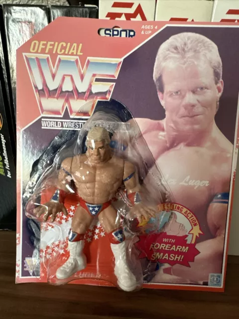 WWF WWE Hasbro Custom Wrestling Figur Lex Luger Card