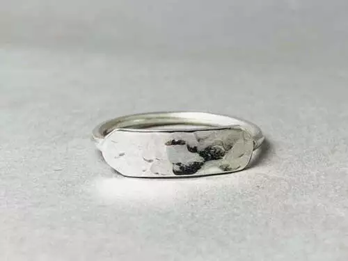 Handmade Solid Pure 925 Sterling Silver Ring Band for Men and Women All Size