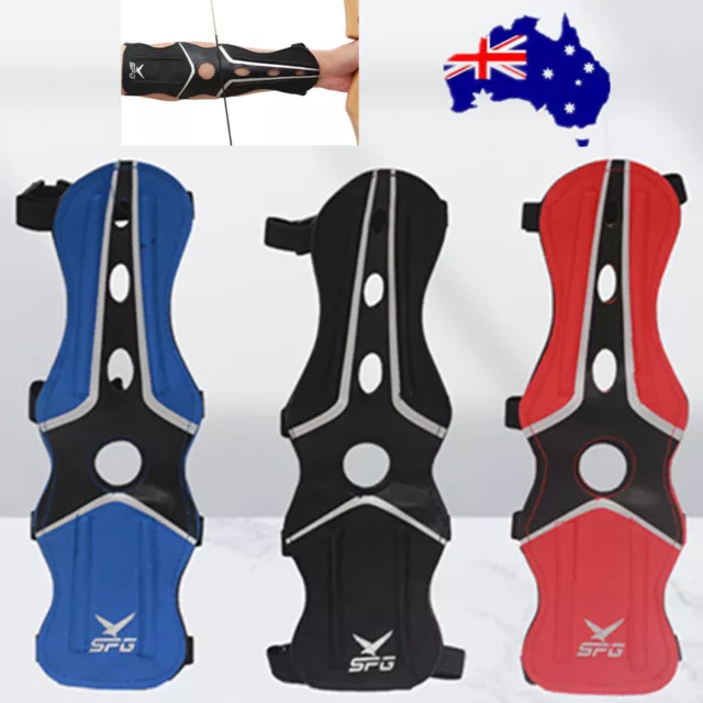 Archery Arm Guard Outdoor Hunting Arm Protection Nylon Arm Guard Adjustable AU