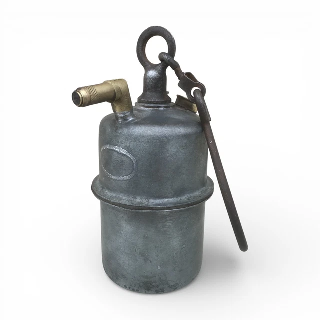 Ancienne lampe de mineur ARRAS à carbure – Lampe acétylène industrielle - Antiquités