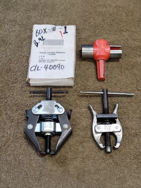 Zim Cal-Van Battery Terminal Clamp Puller Post Cleaner 548 Tool