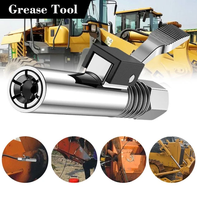 Quick Release Professional Grease Gun Coupler with Locking Oil Injection