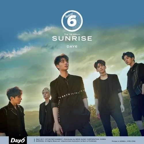 Day6 [Sunrise]1st Album CD+72p PhotoBook+Clear Cover+LyricsBook+PhotoCard+Gift