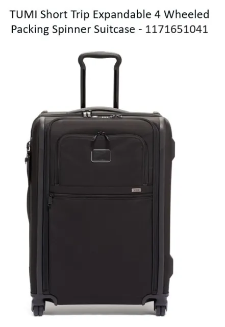 NEW with TAGS Tumi - Alpha 3 - Black - Short Trip Expandable