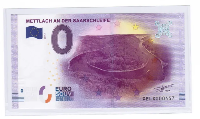 0 Euro Schein ■ Mettlach an der Saarschleife ■ XELX 2017-1