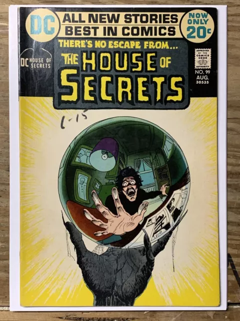 House of Secrets #99/Bronze Age DC Horror Comic Book/FN-VF