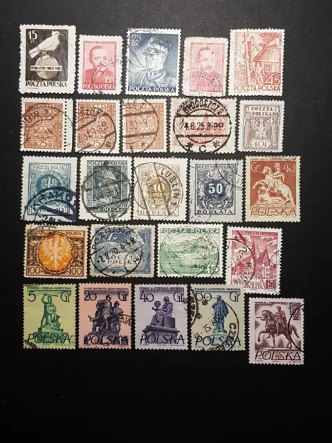 Briefmarken Polen, gestempelt
