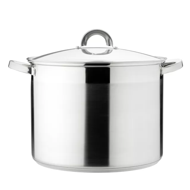 MELIANDA MA-19000 Edelstahl Kochtopf 15Liter Induktion Gas Elektro - B-Ware