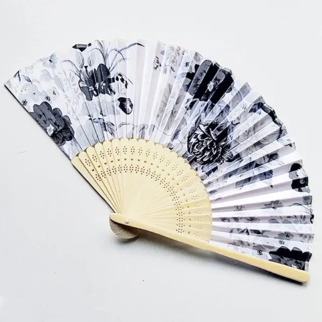 Bamboo Fan Ancient Style Classical Fan 21cm Single-Sided Folding Fan
