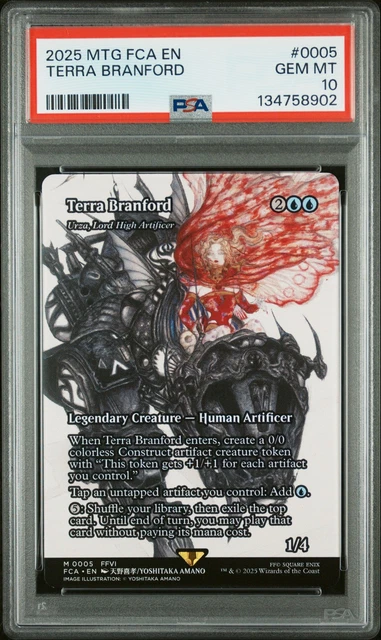 2025 MTG FINAL Fantasy Through The Ages #0005 Terra Branford Psa 10 £97 ...