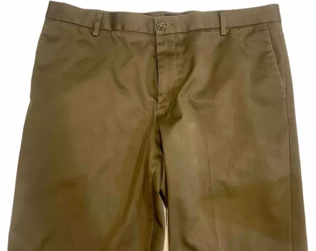 Dockers Pants Mens 38X30 Tan Classic Fit Khaki Flat Front Straight Leg