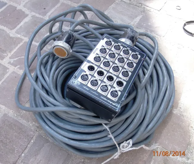 Cable Sono Avec Connecteurs  Socapex M/F 39 Broches Et Boitier De Scene