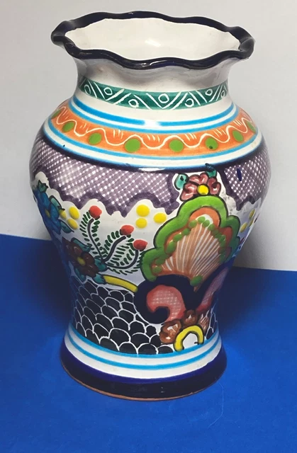 Hand Painted 5.5" Vase - Talavera - Hernandez - Pue. Mex.