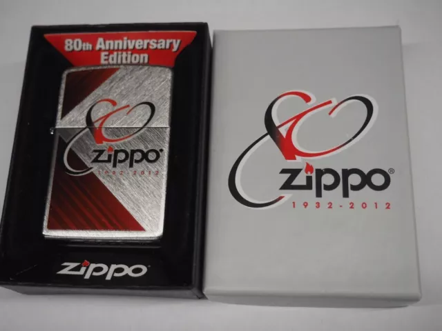 Retired Limited Edition  Zippo 80th Anniversary Zippo