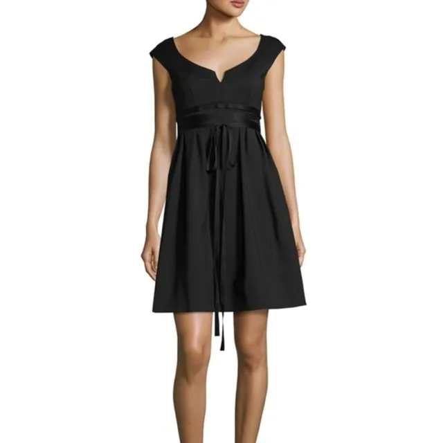 Nanette Leopore Fairytale Frock Size 10 Black Dress New Holiday