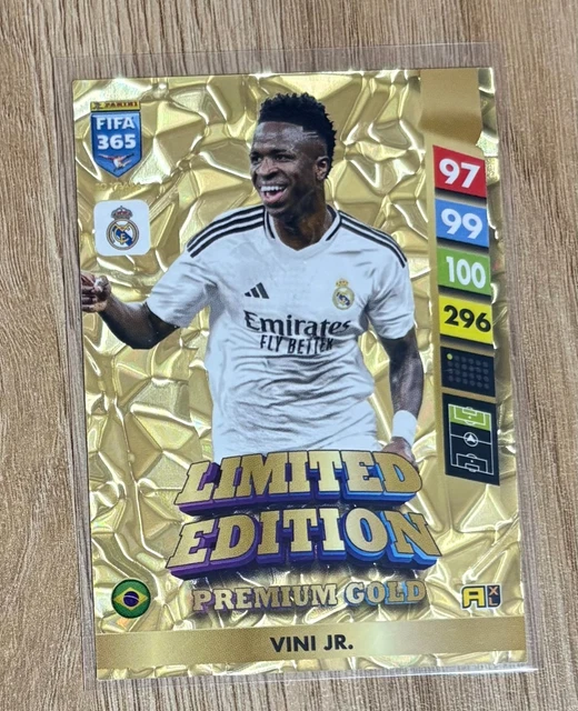 VINICIUS JR LIMITED Edition Premium Gold Adrenalyn Xl Fifa 365