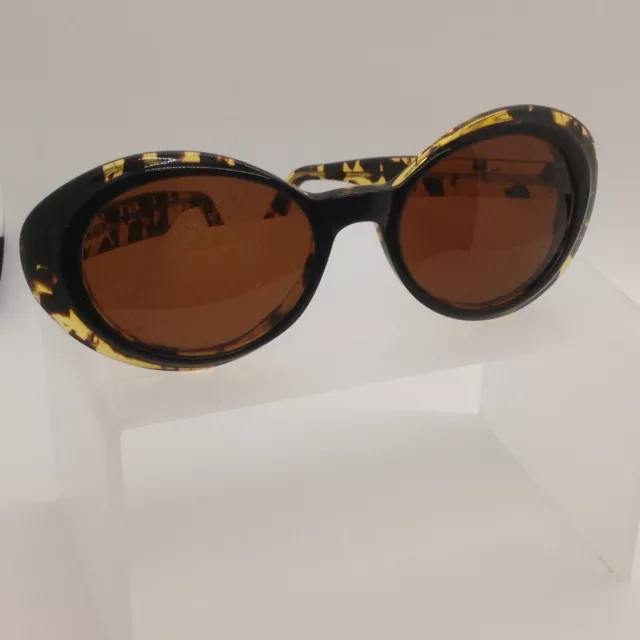 A J Morgan Oval Sunglasses Torte Brown Tortoise