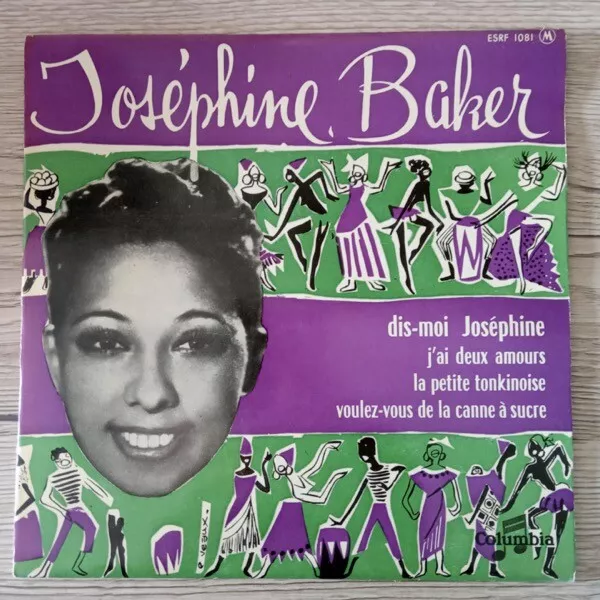 Josephine Baker J'ai Deux Amours Super 45 Tours Columbia ESRF 1081