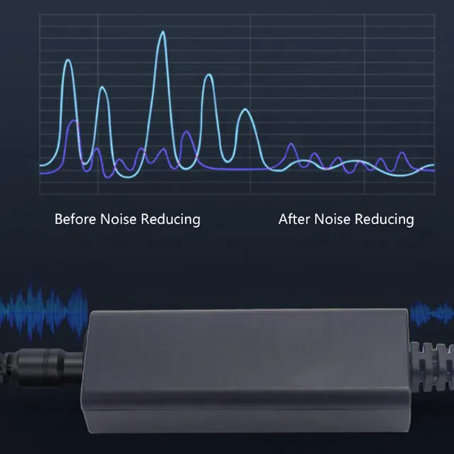 Audio-Bodenrauschen reduzieren Isolator Anti-Jamming-Gerät mit 3,5-mm-Aux-Au-il