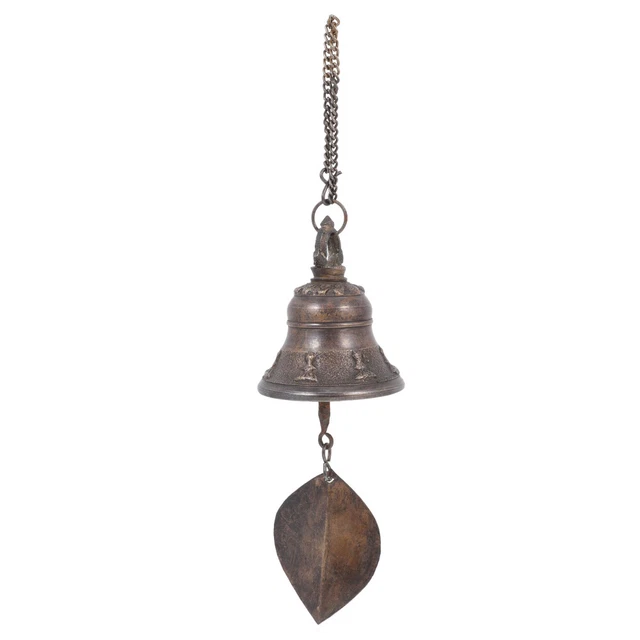 Cloche De Porte Vintage Gourde – Carillon Éolien Décoratif En Zinc, Style Rétro Pour Entrée Et Jardin