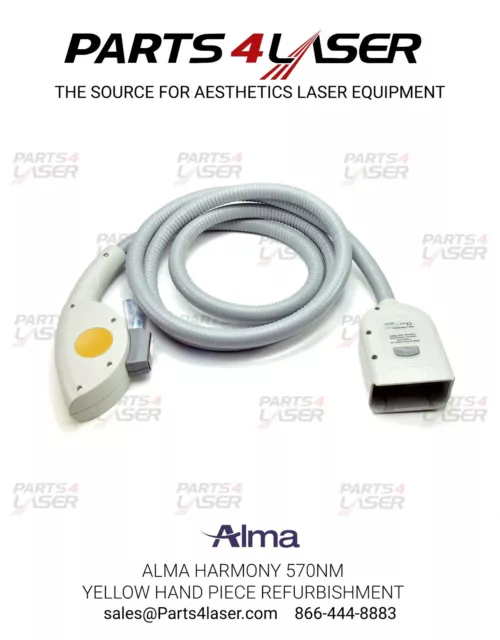 Alma Harmony 570nm Yellow Hand Piece, FULLY REFURBISHED & CHARGED