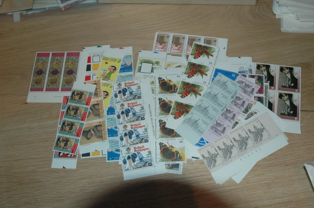 Timbres de Belgique neuf xx  valeur faciale 50 € ( lot 12)