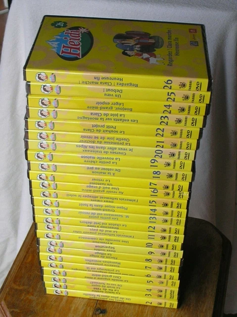 Collection DVD Heidi FABBRI RBA N°2 a 26 Version française / DVD au choix