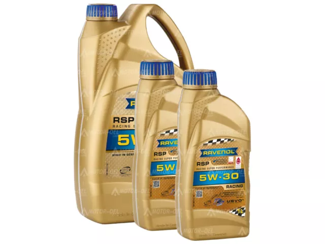 7 Liter (5L+2L) RAVENOL RSP Racing Super Performance SAE 5W-30 Motoröl Vollsynth