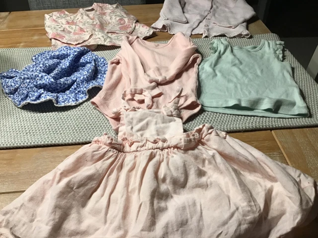 Pacchetto di vestiti per bambine età 6-12 mesi x 6 usati