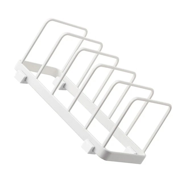 Scolapiatti In Filo Metallico Per Bancone, Design Giapponese Bianco, Salvaspazio, Porta Stoviglie E Pentole, Si Adatta Dentro Mobili