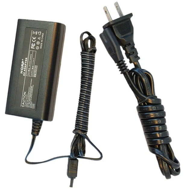 HQRP AC Power Adapter for JVC Everio GR-D230US GR-D244U GR-D34E GR-D34U GR-D372